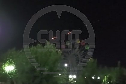 Момент уничтожения ракеты близ российского аэродрома системой ПВО попал на видео
